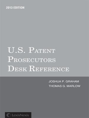 cover image of U.S. Patent Prosecutor's Desk Reference